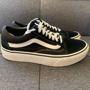 VANS OLD SKOOL MENS 7, WMNS 8.5 Black